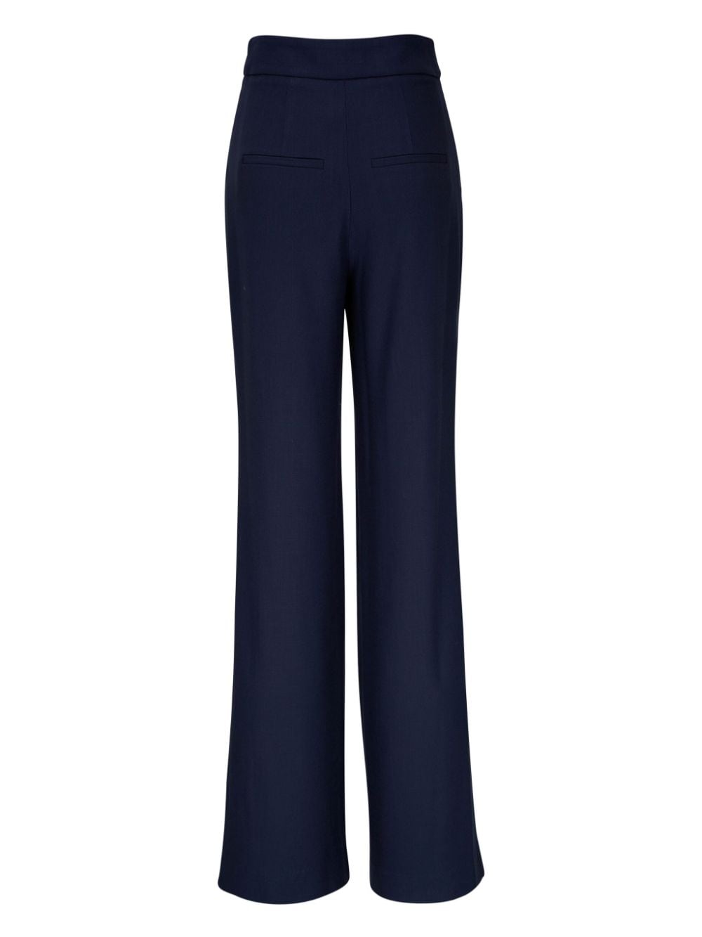 Shop Veronica Beard High-waisted Tailored Trousers In Blue