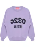 032c Selfie drop-shoulder jumper - Purple