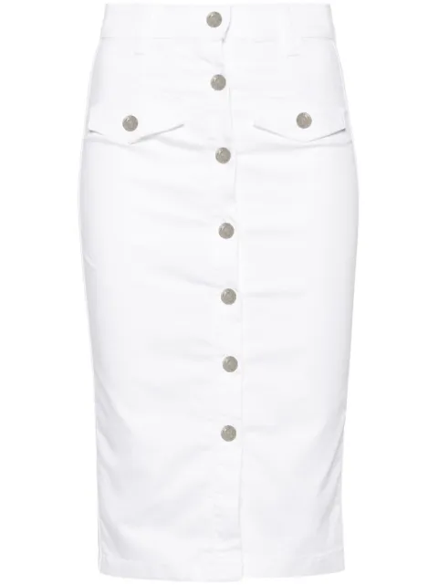 LIU JO buttoned twill skirt