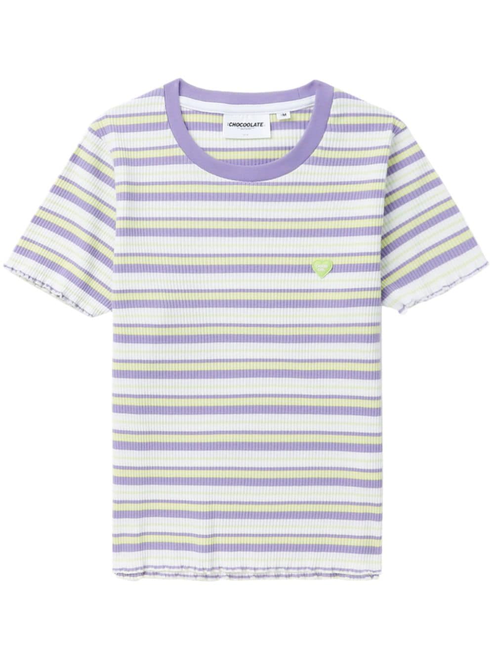 CHOCOOLATE T-shirt a righe - Viola