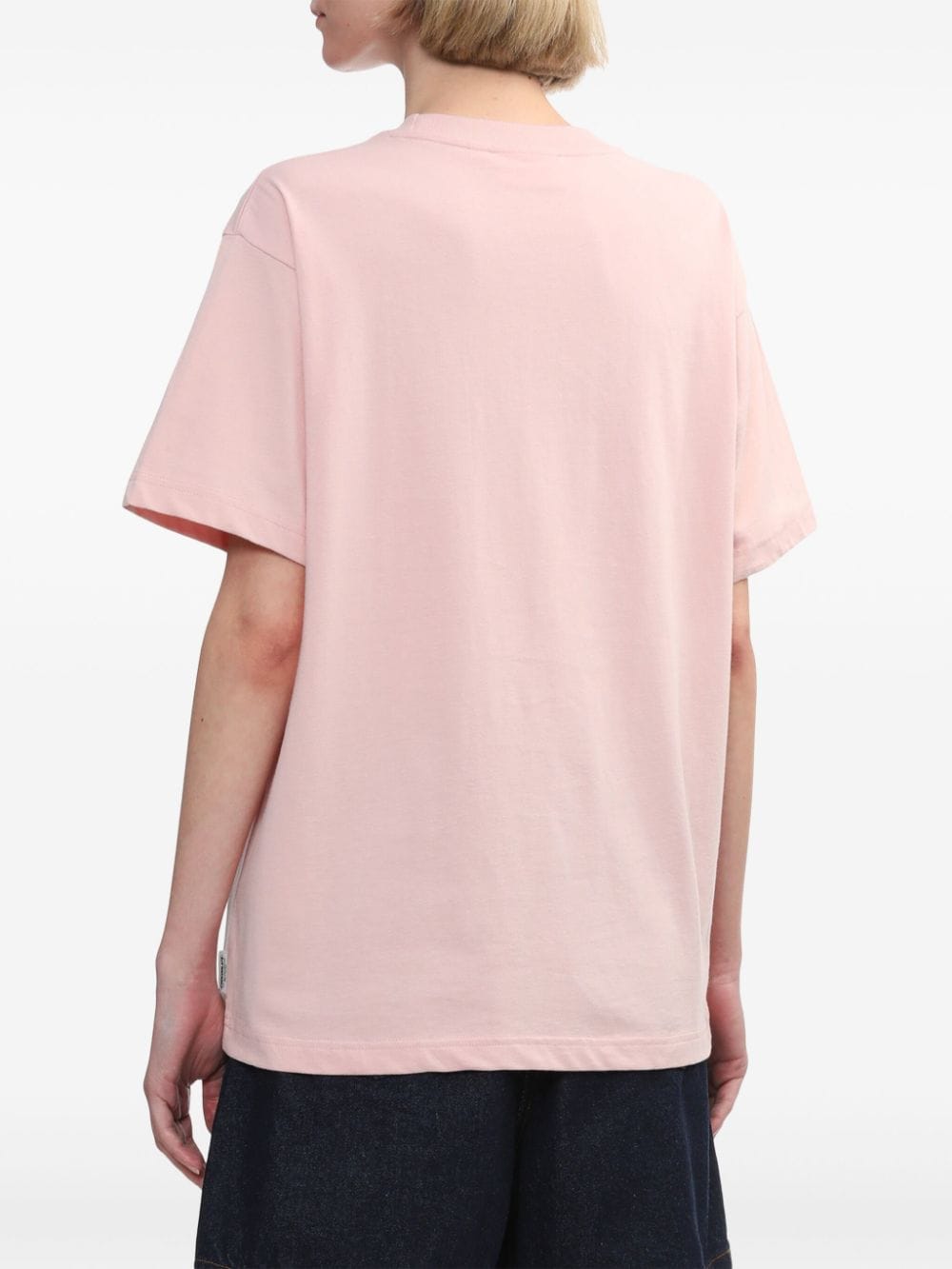 Shop Chocoolate Graphic-print Cotton T-shirt In Pink