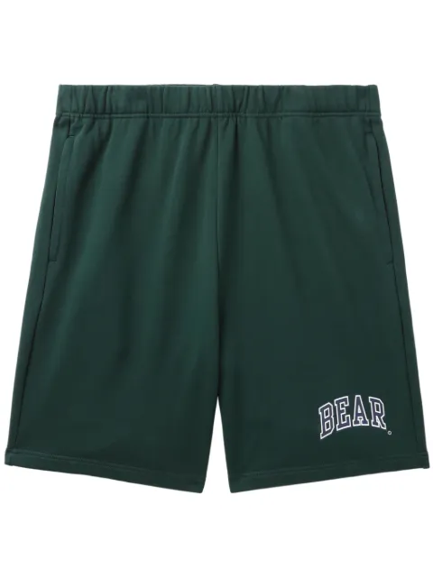 CHOCOOLATE logo print cotton shorts