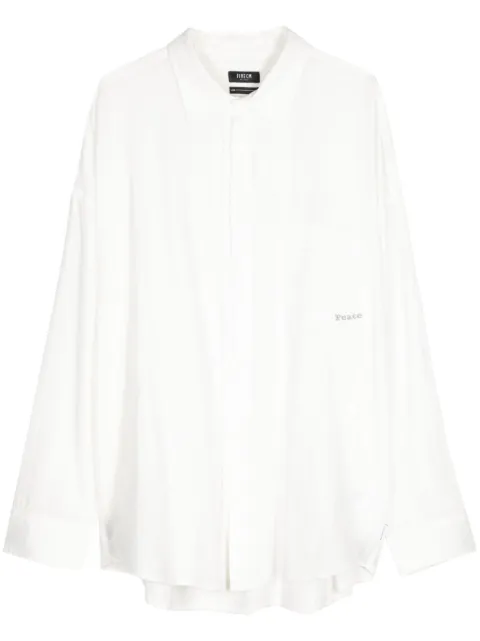 FIVE CM chemise en coton à rayures