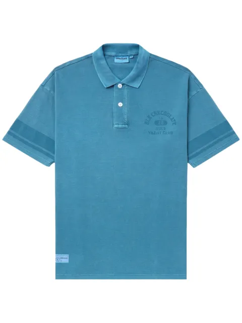 CHOCOOLATE playera tipo polo con logo estampado