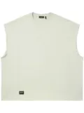 FIVE CM drop-shoulder cotton vest - Green