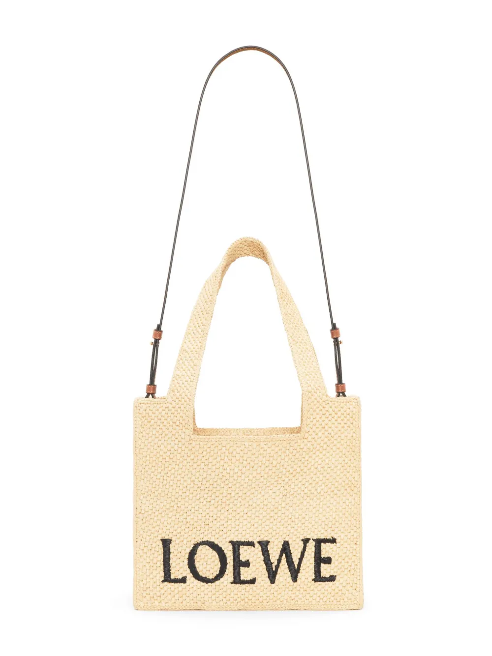 LOEWE Medium LOEWE Font Tote In Raffia | Neutrals | FARFETCH LOEWE Medium LOEWE Font Tote In Raffia | Neutrals | FARFETCH
