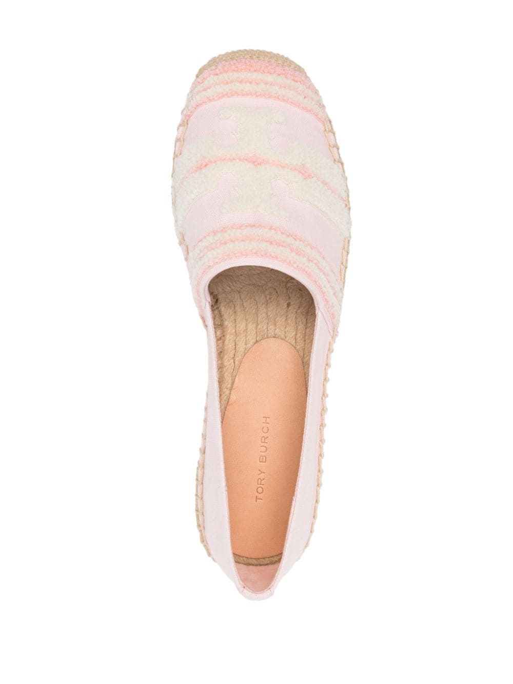 Shop Tory Burch Double T Espadrilles In Pink