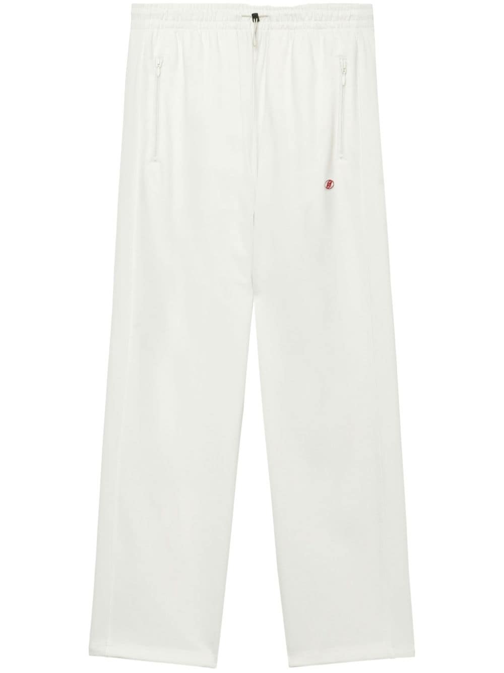 Shop Five Cm Wide-leg Track Pants In White