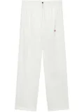 FIVE CM wide-leg track pants - White