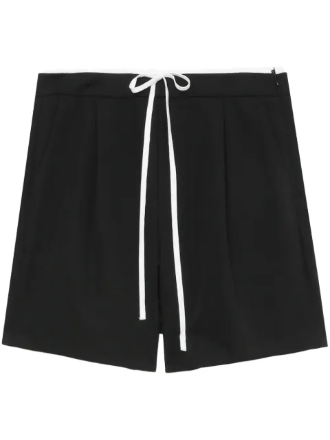 tout a coup bermudas plisadas con cordones en la pretina