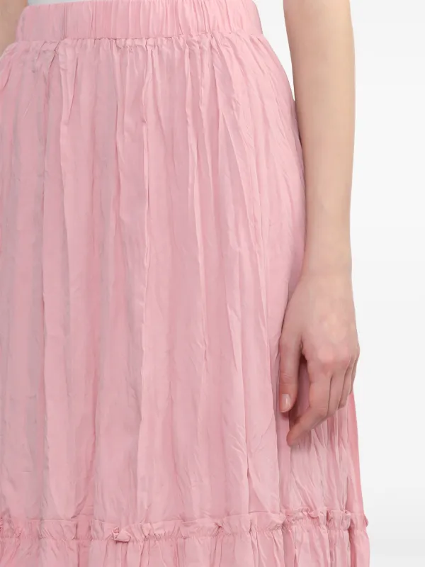 ハーリップトゥ Round Tiered Long Skirt M ハーリップトゥ