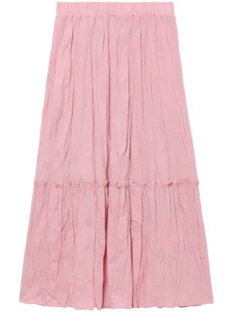 tout a coup falda midi con diseño acampanado