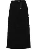 CHOCOOLATE elasticated-waist midi skirt - Black
