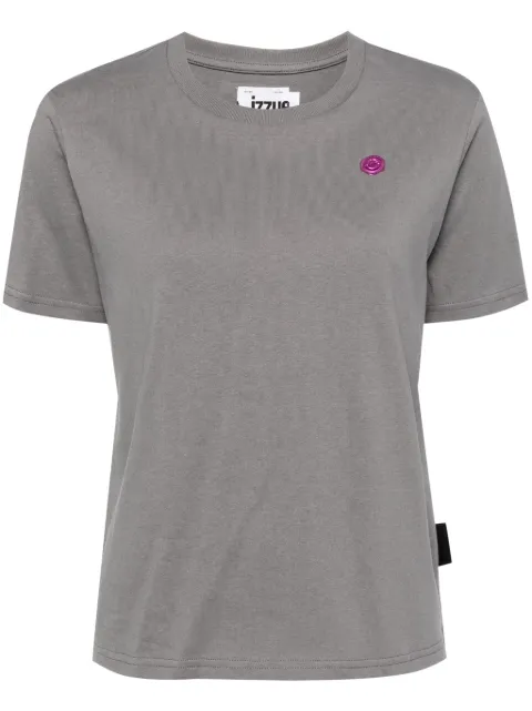 izzue t-shirt en coton à slogan imprimé