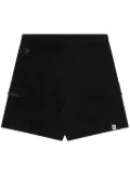 AAPE BY *A BATHING APE® logo-appliquéd track shorts - Black