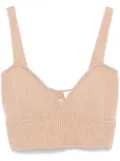 P.A.R.O.S.H. Loos crop top - Neutrals