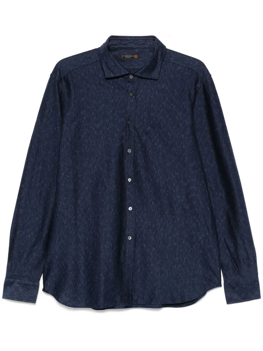 Corneliani abstract-print shirt | Blue | Image 1