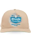 RHUDE Cigaro embroidered cap - Neutrals