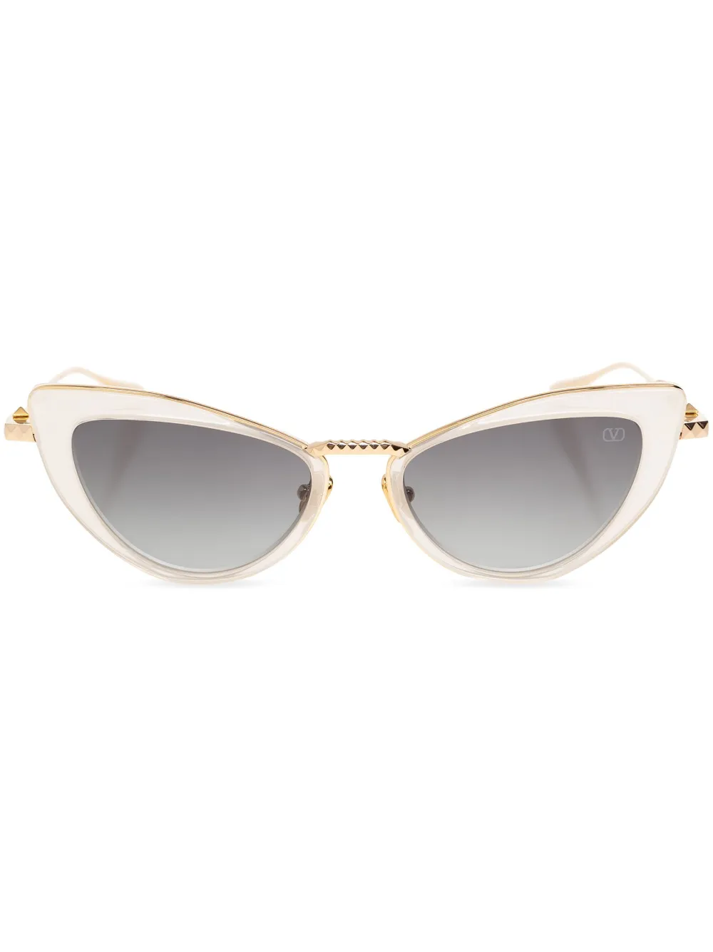 VALENTINO GARAVANI EYEWEAR Zonnebril met cat-eye montuur Goud