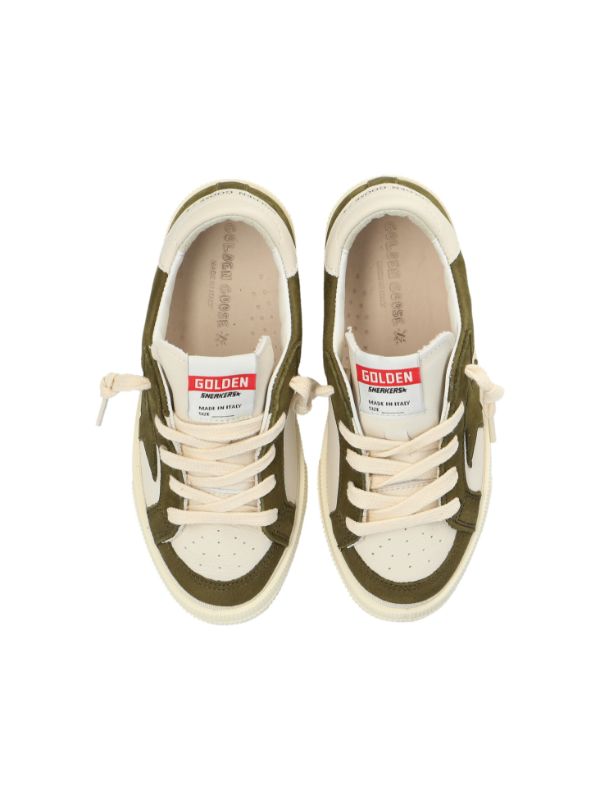 Golden goose may white leather sneaker deals