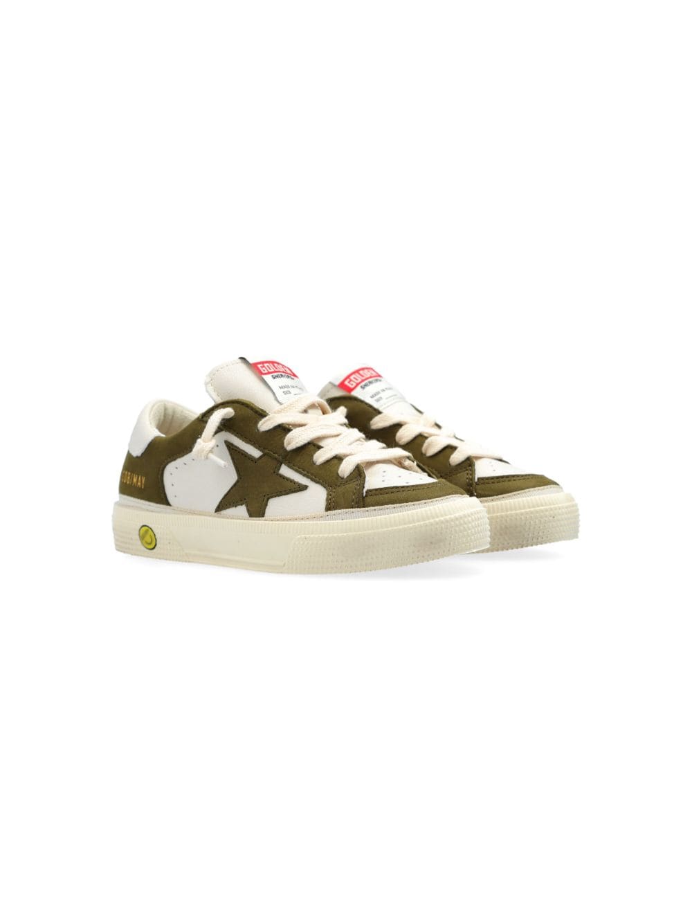 Image 1 of Golden Goose Kids May leather sneakers