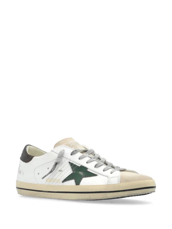 Golden Goose Super-Star Leather Sneakers | White | FARFETCH