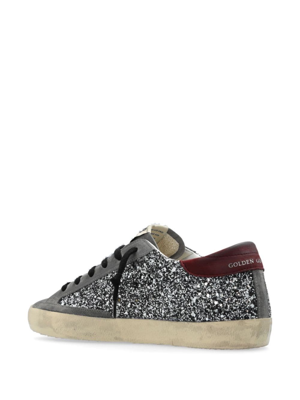 Shop Golden Goose Super-star Classic Leather Sneakers In Black
