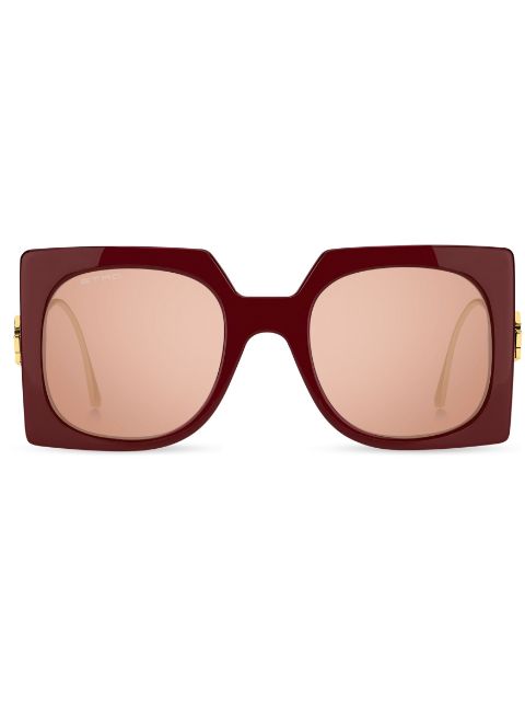 ETRO Pegaso-plaque oversize-frame sunglasses Women