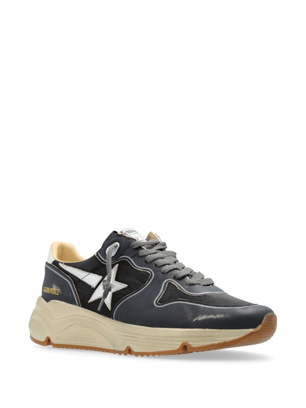 Shop Golden Goose Running Sole Sneakers In Blue