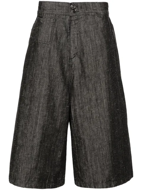 ETRO shorts de mezclilla drop-crotch