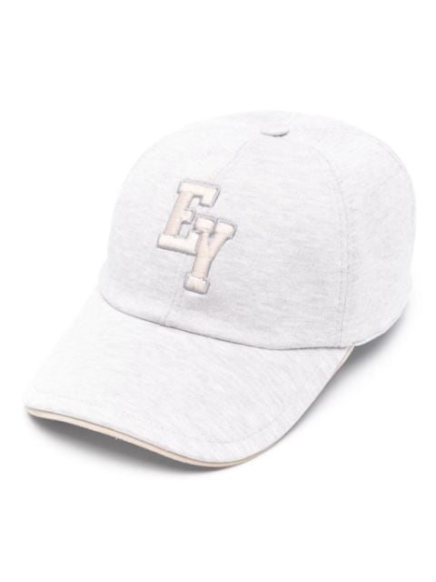 Eleventy logo-embroidered baseball cap