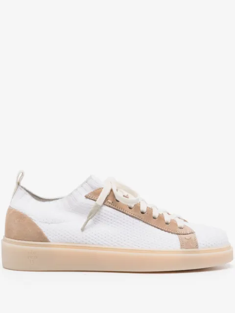 Eleventy panelled knitted sneakers