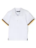 K Way Kids Vincent cotton polo shirt - White