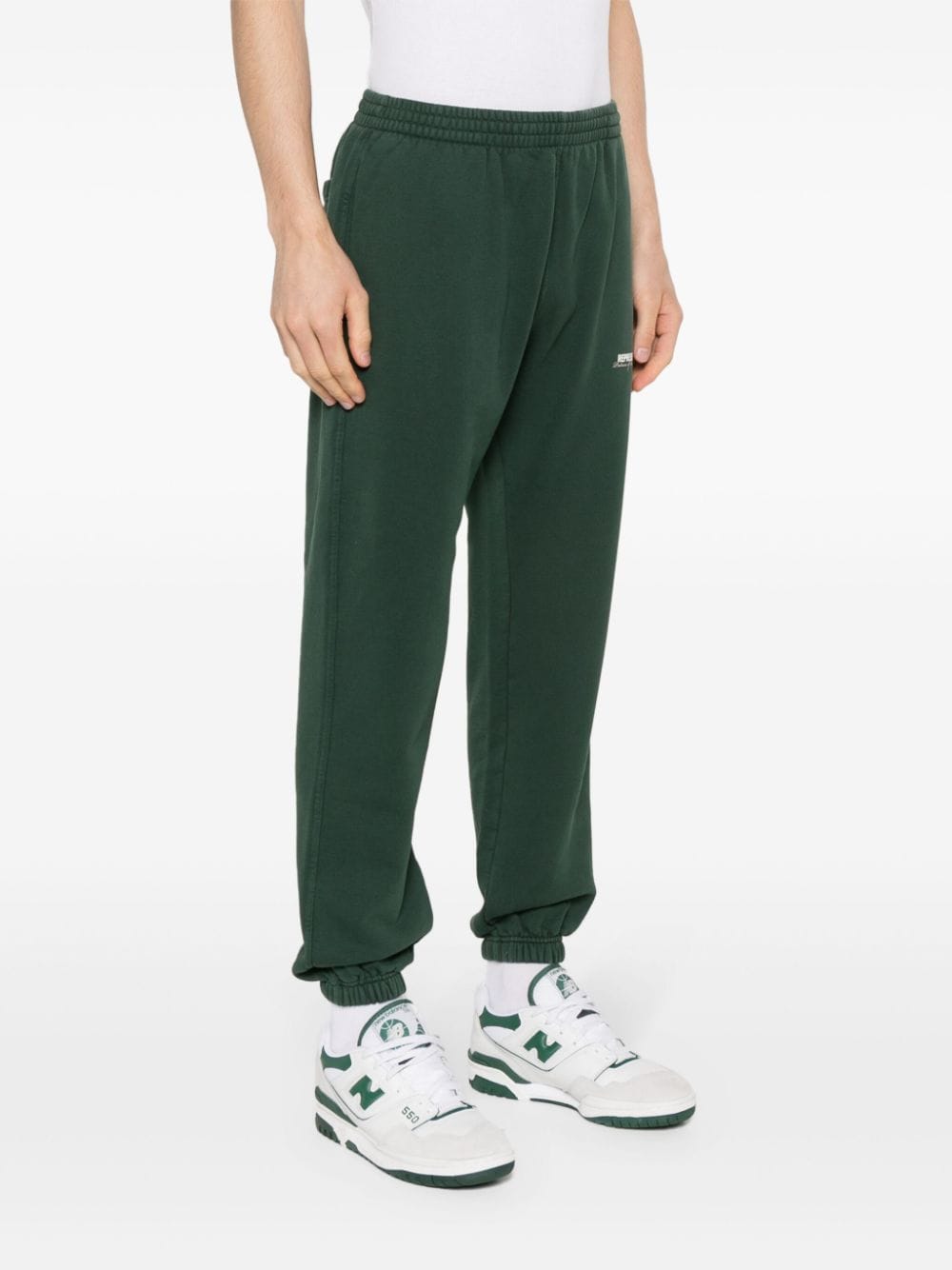 Shop Represent Patron Of The Club Cotton Track Pants In Green