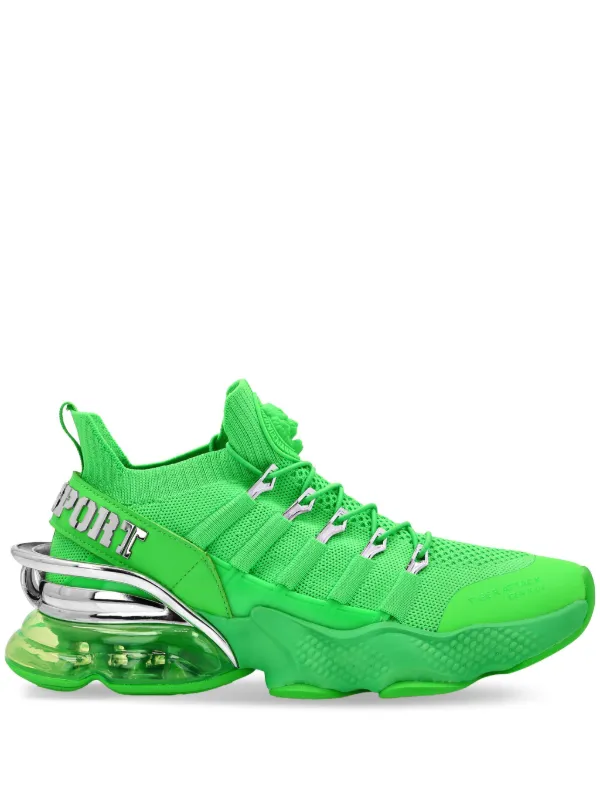 Plein Sport Tiger Attack Gen X 04 Sneakers Green FARFETCH ID