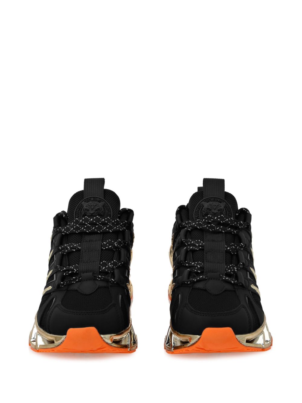 Shop Plein Sport Runner Sneakers In Black