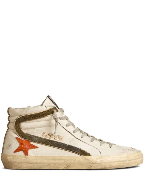 Golden Goose Slide leather high-top sneakers 