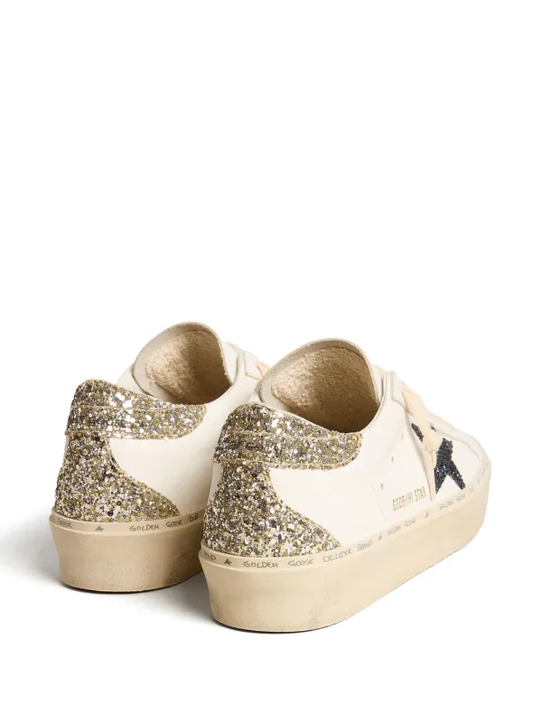 Golden Goose Hi Star Panelled Flatform Sneakers Farfetch