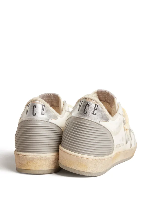 Golden Goose Ballstar Leather Sneakers | White | FARFETCH PL