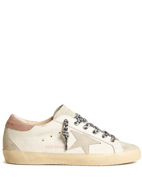 Golden Goose Super Star Panelled Leather Sneakers White FARFETCH CA