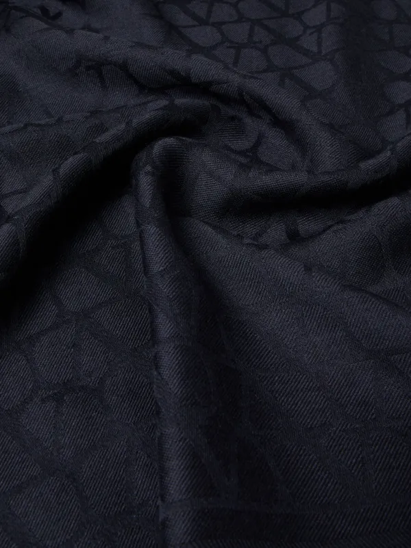 ★VALENTINO★トワールエコノグラフウールシルクショール ☆VALENTINO☆トワールエコノグラフウールシルクショール