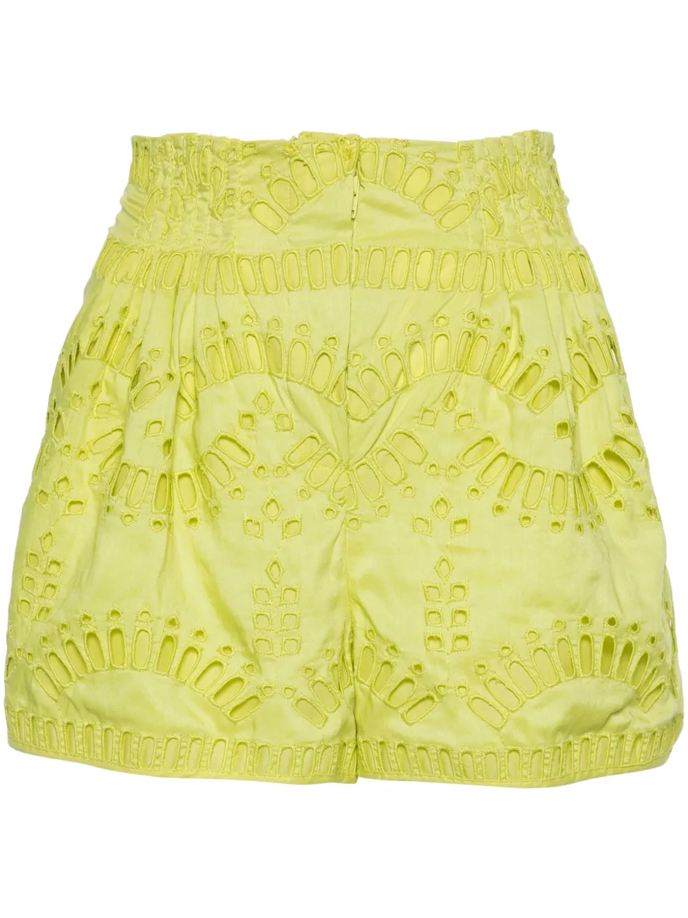Charo Ruiz Ibiza Shorts con ricamo Palok - Verde