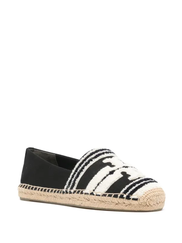 Tory Burch ダブルT エスパドリーユ | ブラック | FARFETCH JP