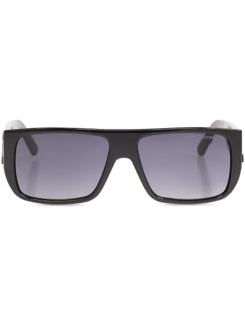 Lunettes de soleil à monture rectangulaire - Marc Jacobs Eyewear - Modalova