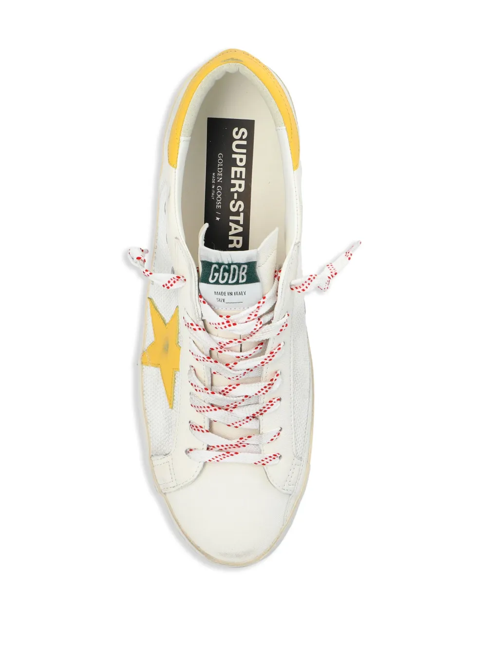Golden Goose Neon Yellow Golden Goose Super-Star Mesh Sneakers