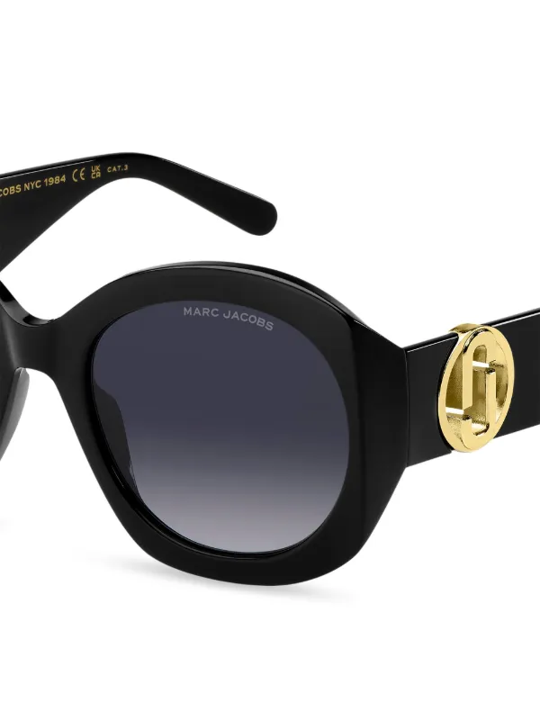 Marc Jacobs Eyewear 722 Oversize Sunglasses Black FARFETCH BH