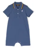 K Way Kids Dottie polo romper - Blue