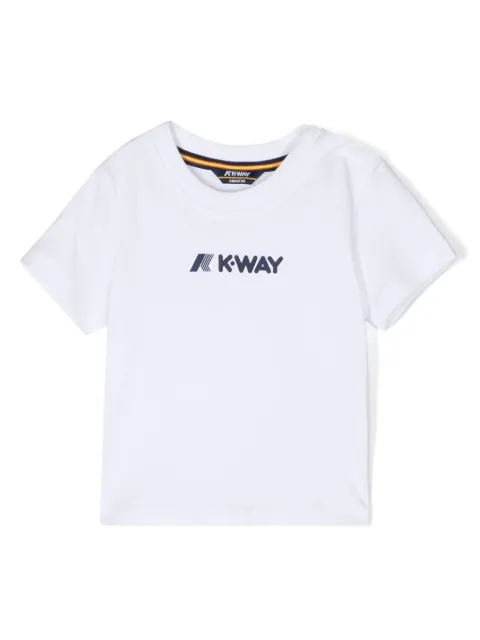 K Way Kids Pete logo-print T-shirt