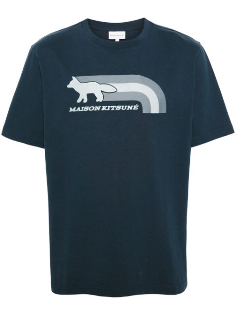 Maison Kitsune Fox-motif cotton T-shirt Men