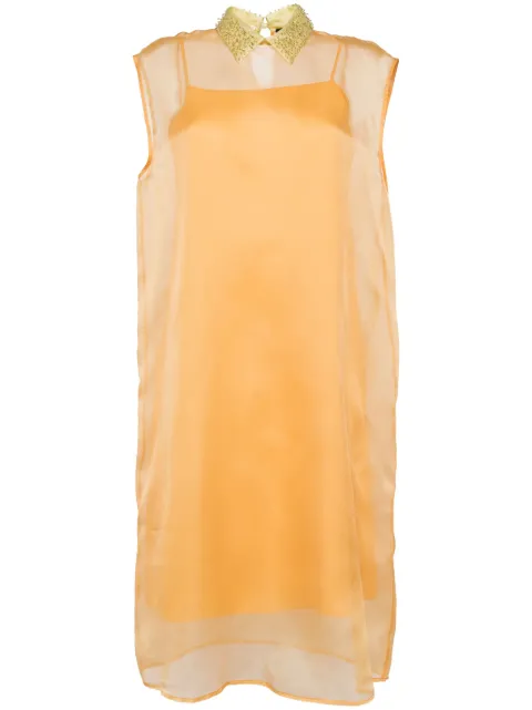 Fabiana Filippi silk-organza midi dress